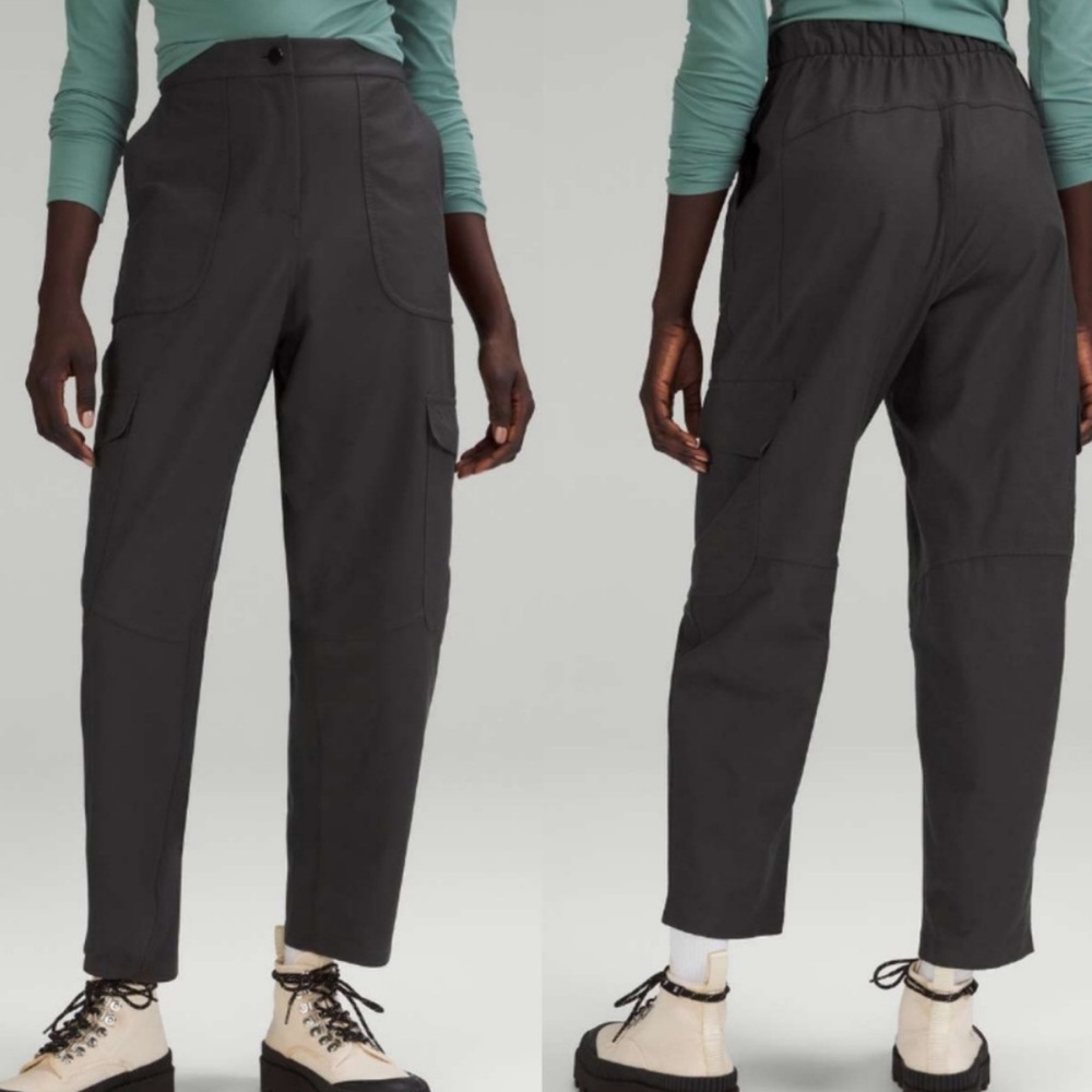 Lululemon Light Utilitech Cargo Pocket High-Rise Pant Graphite Grey 24 W5ENBS
